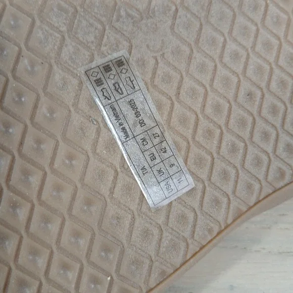 Vionic Sandals Women 11 Beige Leather Strappy Thong Slide Comfort Summer - Picture 6 of 7